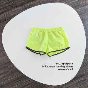 Nike Neon (w/ Black Trim) Running Shorts Womens XS